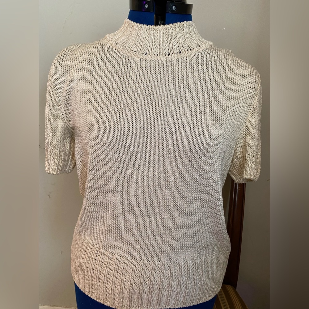 St John Sport knit sweater top.